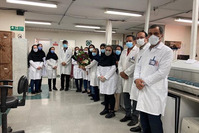 مسئولان بیمارستان شریعتی با آزمایشگاهیان دیدار کردند 